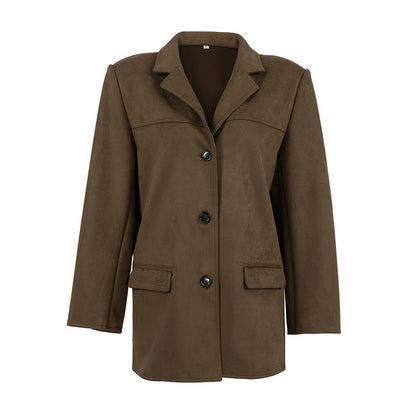 Blazer oversize pour femmes avec une coupe élégante et des poches pratiques Chic und Stil