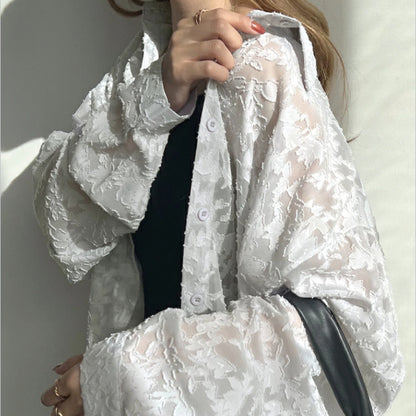 Veste kimono en dentelle pour femmes Chic und Stil