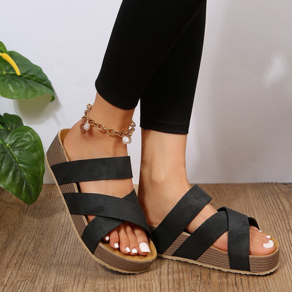 Bottes confortables et stylées pour dames avec sangle tressée Chic und Stil
