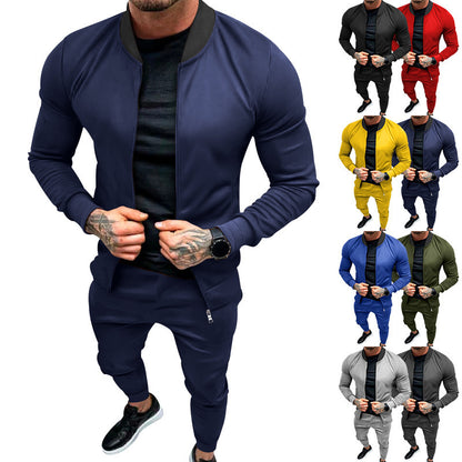 Costume de jogging pour hommes 2 pièces avec fermeture éclair moderne Chic und Stil