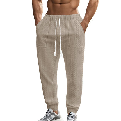 Men's leisure pants with a structured design and practical side pockets Chic and Style