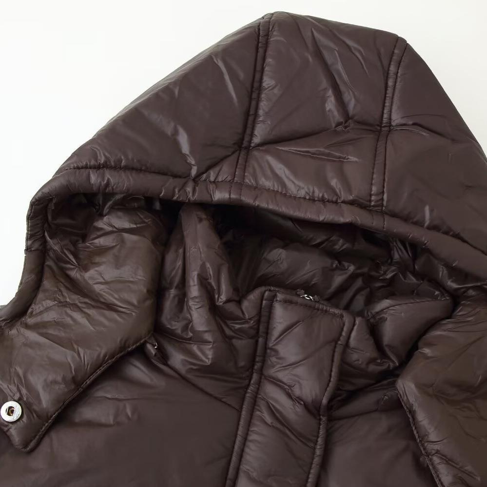 Dames blouson de transition matelassé avec capuche et poches pratiques Chic und Stil