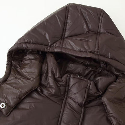 Dames blouson de transition matelassé avec capuche et poches pratiques Chic und Stil