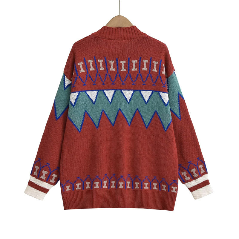 Dame cardigan avec motif créatif et poches pratiques Chic und Stil