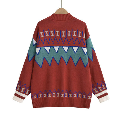 Dame cardigan avec motif créatif et poches pratiques Chic und Stil