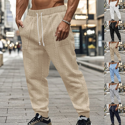 Comfortable training pants for men with side pockets and drawstring Chic and Style