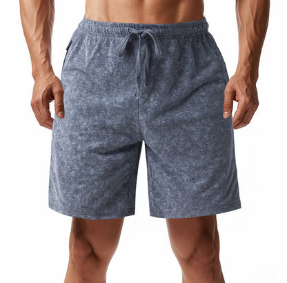 Shorts de loisirs décontractés pour hommes avec taille élastique et poches latérales Chic und Stil
