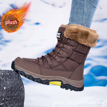 Bottes d'hiver chaudes pour femmes avec doublure confortable et semelle antidérapante Chic und Stil