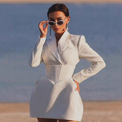 Blazer dress for women with a fitted cut and elegant silhouette Chic and Style