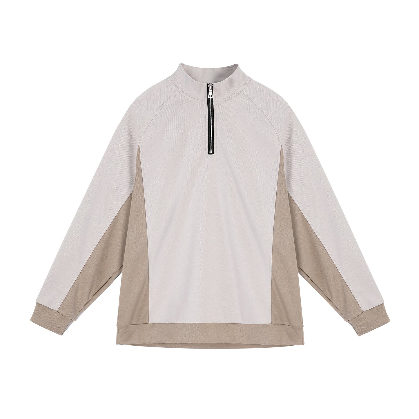 Functional pull for men with half-zip and breathable inserts Chic und Stil