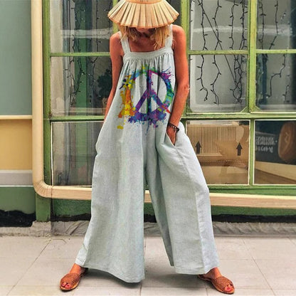 Combinaison ample avec imprimé artistique Chic und Stil