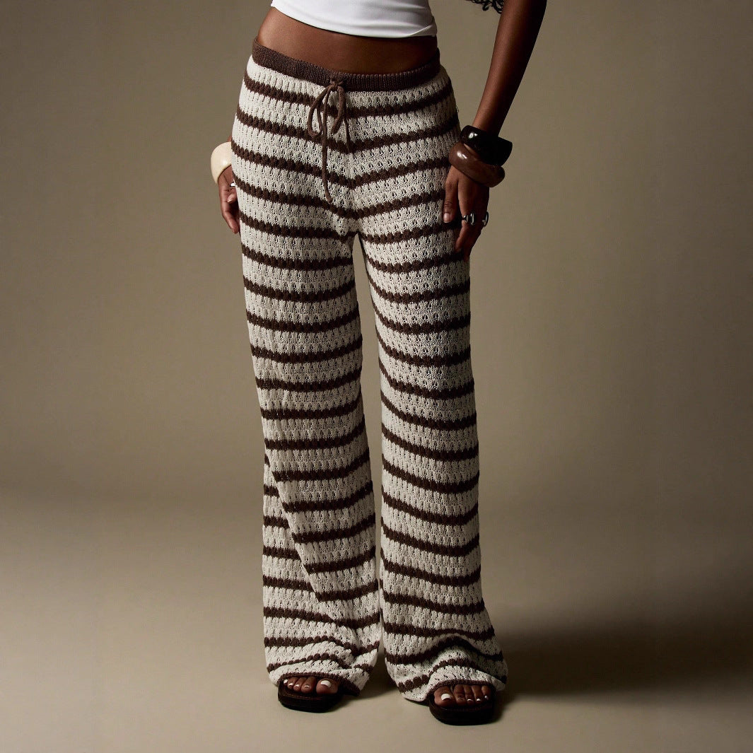 Casual knit pants Stras for women from Chic und Stil