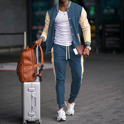 Casual sporty outfit for men with aviator jacket and jogger pants Chic and Style