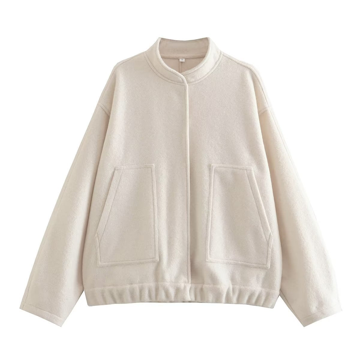 Ladies oversized casual jacket made of high-quality fabric Chic and Style