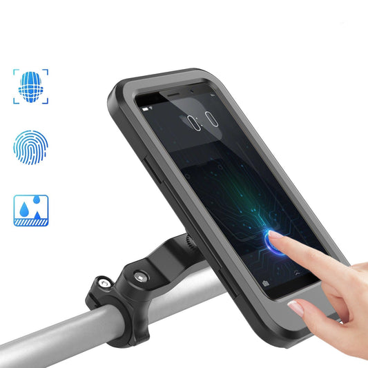 Chic and Style | 15W Waterproof Power Bank Holder for Bicycle Handlebar