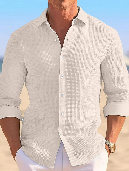 Chemise structurée légère pour hommes avec une coupe moderne Chic und Stil