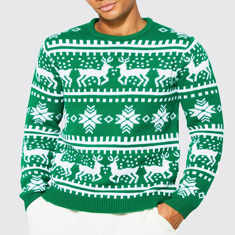Funny Christmas sweatshirt for men with exclusive Chic und Stil pattern