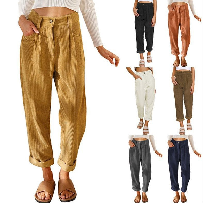 Women casual fit mesh pull-on pants Chic and Style