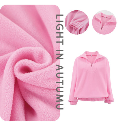 Dames Fleece Pull Chic und Stil