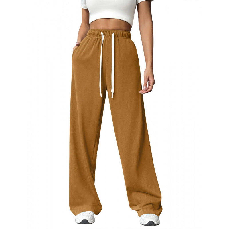 For women Comfortable and casual leisure pants with a loose fit and elastic waist Chic and Style