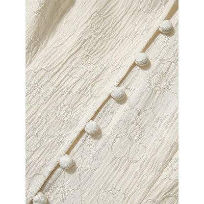 Chemisier en dentelle à boutons pour femmes Chic und Stil