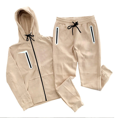 Men's sports leisure set with a highly stretchy jacket and comfortable jogging pants Chic and Style