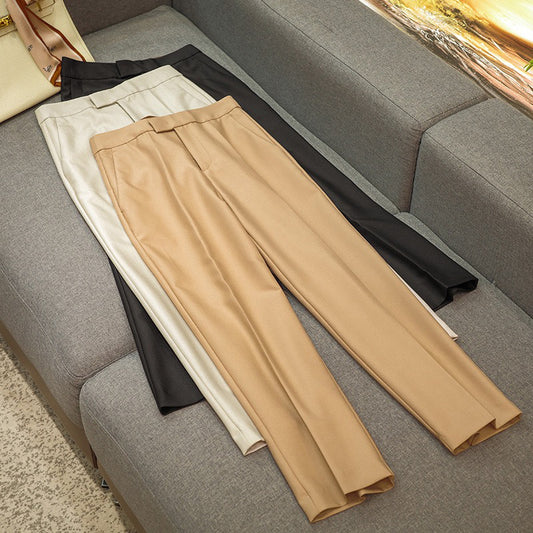 Pantalons ajustés taille haute pour femmes Chic und Stil