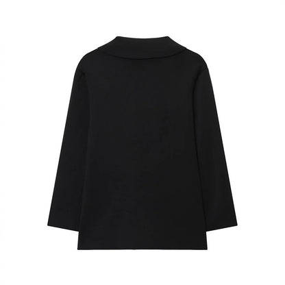 Dames Élégant blazer à double rangée Chic und Stil