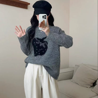 Pull doux pour femmes au design moderne avec un mignon motif animal Chic und Stil