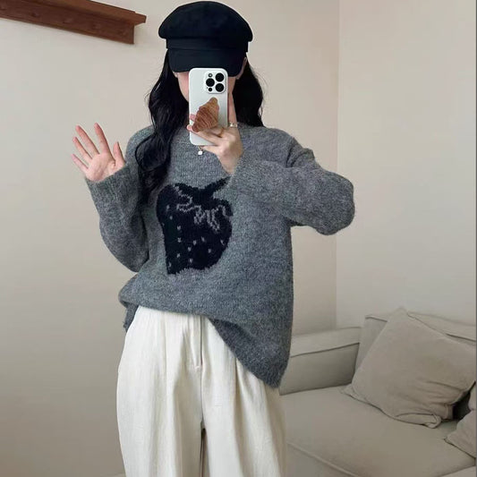 Pull doux pour femmes au design moderne avec un mignon motif animal Chic und Stil