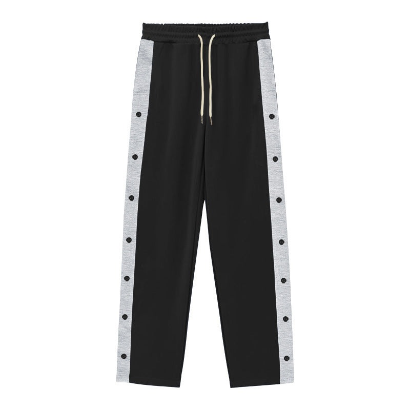 Sport leisure pants for women with snap buttons on the sides Chic und Stil