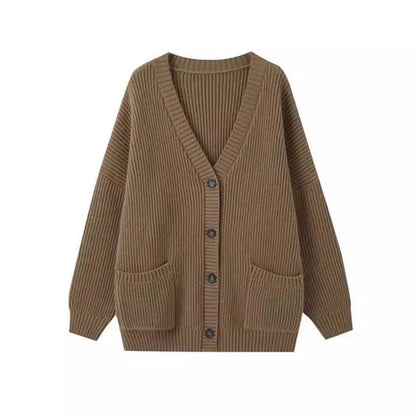 Cardigan en grosse maille pour femmes avec poches et coupe douce Chic und Stil