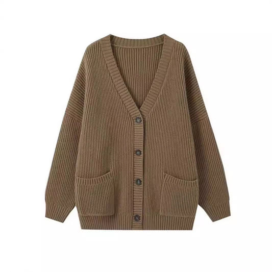 Cardigan en grosse maille pour femmes avec poches et coupe douce Chic und Stil