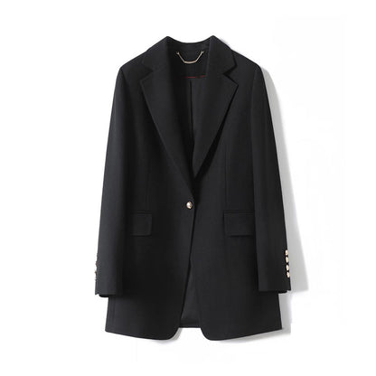 Blazer ajusté à simple boutonnage pour femmes Chic und Stil