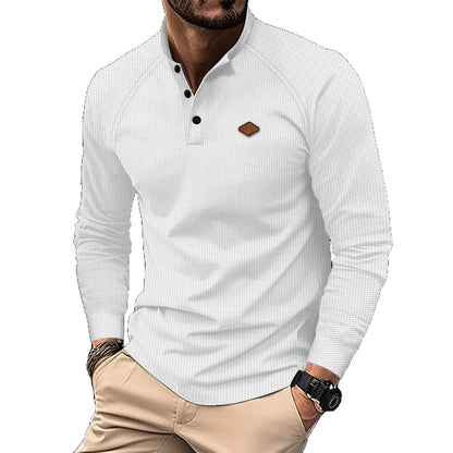 Chemise à manches longues pour hommes avec un design tendance et des détails pratiques Chic und Stil