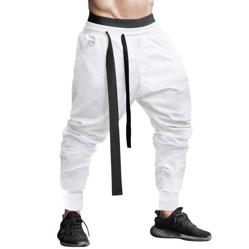 Men's casual harem pants with elastic waistband and side pockets Chic and style