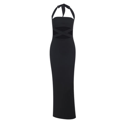 Robe maxi à découpes en rib femme Chic und Stil