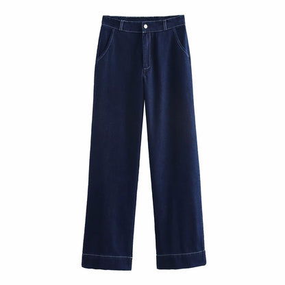 Dames Jean à taille haute Chic und Stil