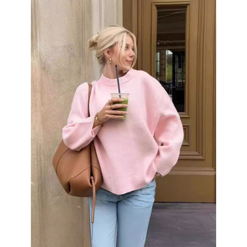 Pull en tricot surdimensionné confortable pour femmes Chic und Stil