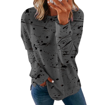 Pull créatif pour femmes avec design de tache de couleur Chic und Stil