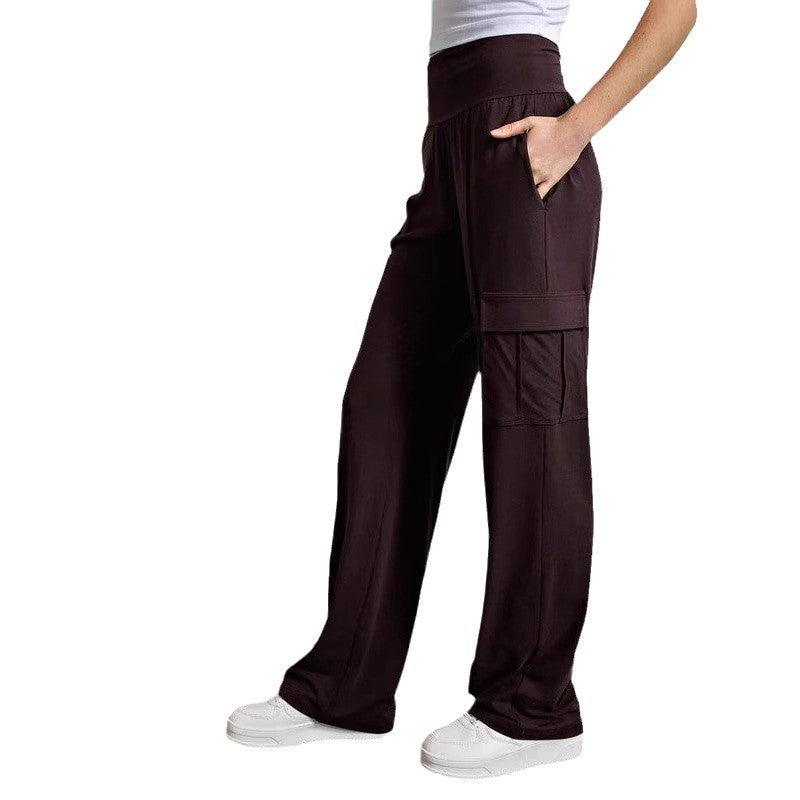 High waist cargo pants for women with convenient pockets Chic and Style