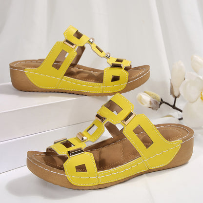 Mode femme glisser sandales Chic und Stil