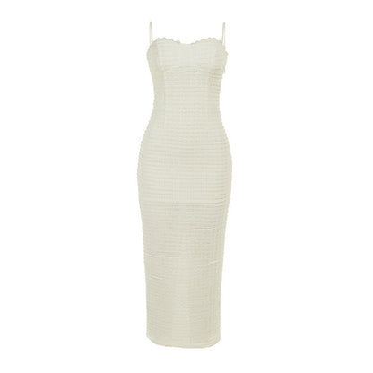 Robe maxi bodycon sans bretelles Chic und Stil