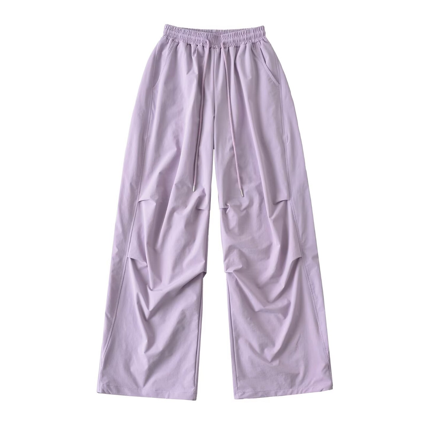 Loose casual pants for women with elastic waist and practical side pockets Chic and Style