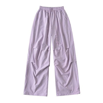 Loose casual pants for women with elastic waist and practical side pockets Chic and Style