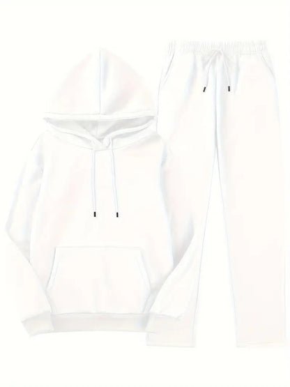 Chic Hoodie and Jogging Pants Set