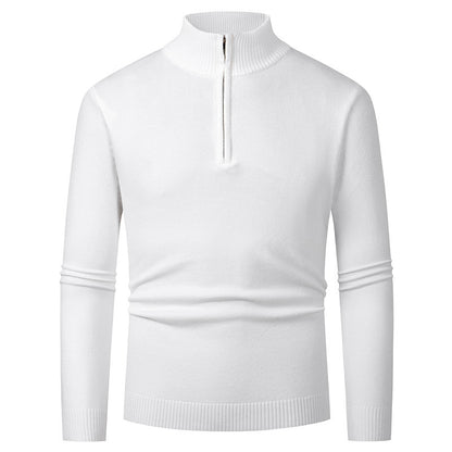 Elegant pullover for men with a turtleneck and full zipper Chic and Style