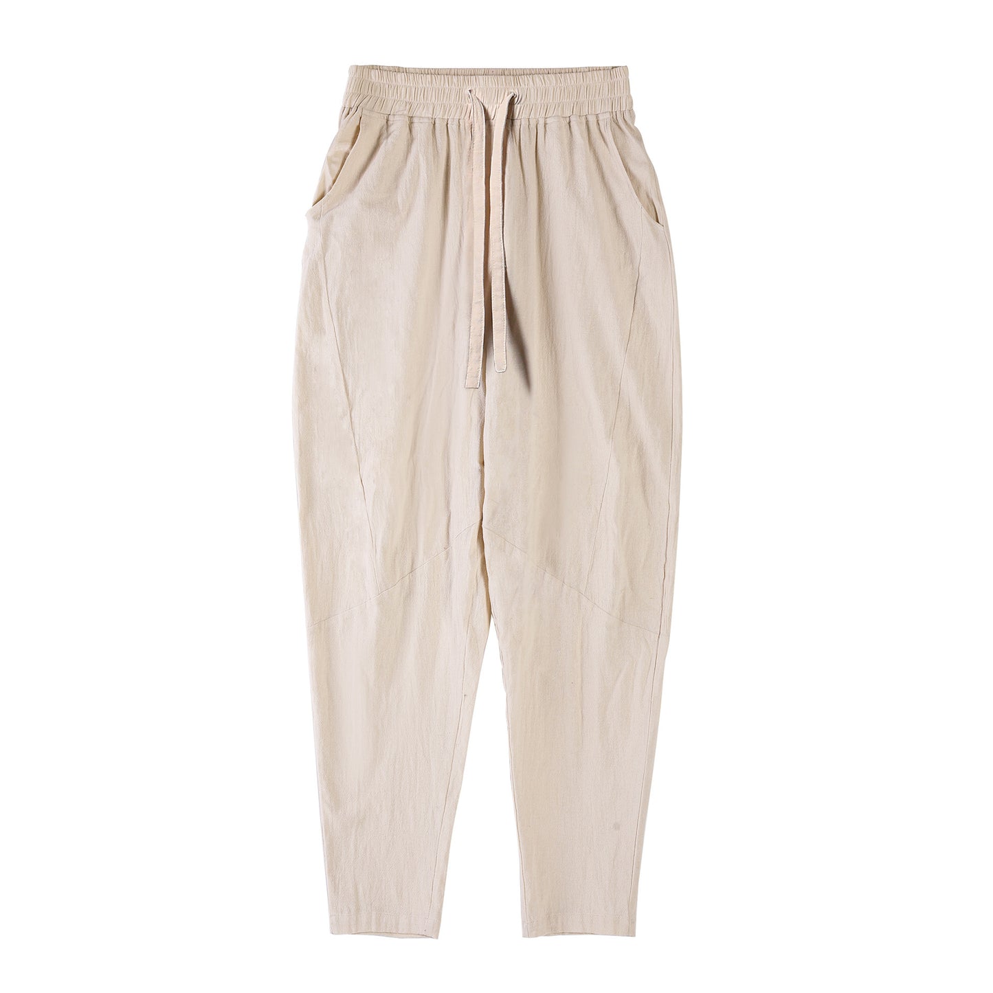 Light casual pants for men with elastic waist and practical side pockets Chic and Style