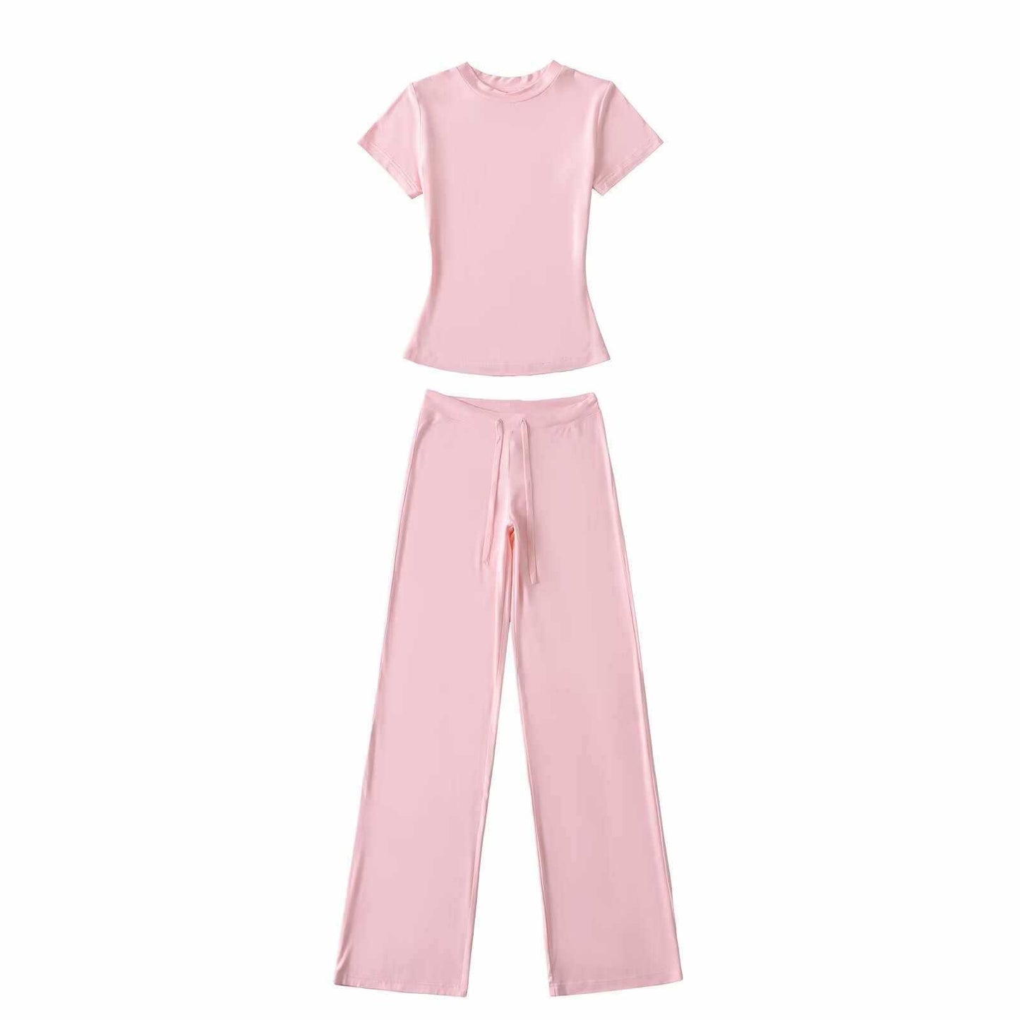 Chic and Style casual wide jersey pants for women
