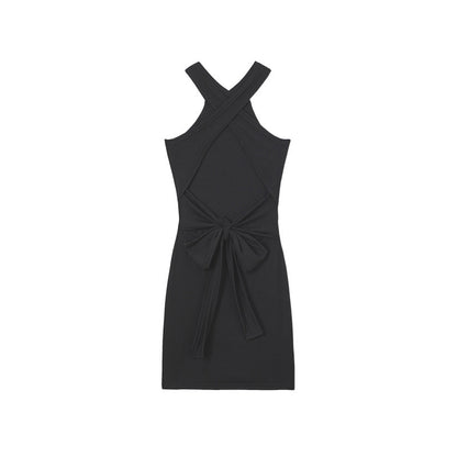 Robe Bodycon à Détail Nœud Femme Chic und Stil